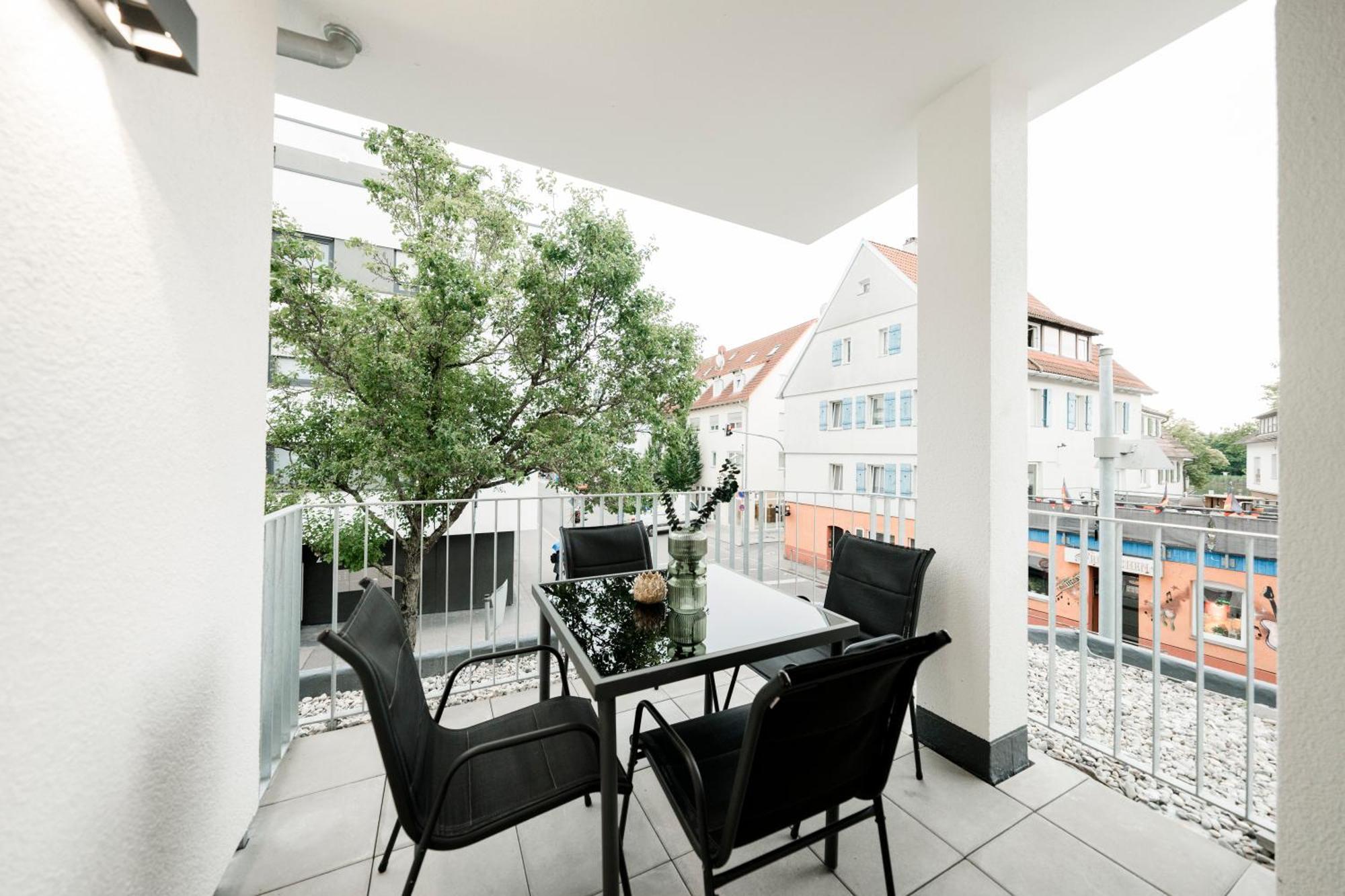 Kocasa-Apartments 01, City-Center Boeblingen, Stellplatz, Balkon, Waipu-Tv Exteriör bild